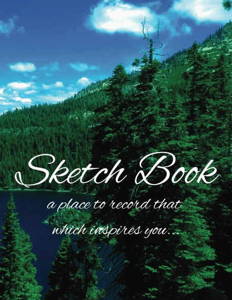 Independently Published Sketch Book: Ideal For Sketching, Coloring, Drawing, Doodling, And Therapy. 120 Pages, 8.5X11: Unlined White Paper Journal/Sketch Pad. Framed And ... Inspires You; Emerald ürün görseli 1