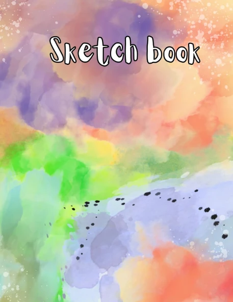 Colorful Sketchbook, 120 Pages 8.5X11 In. ürün görseli 1