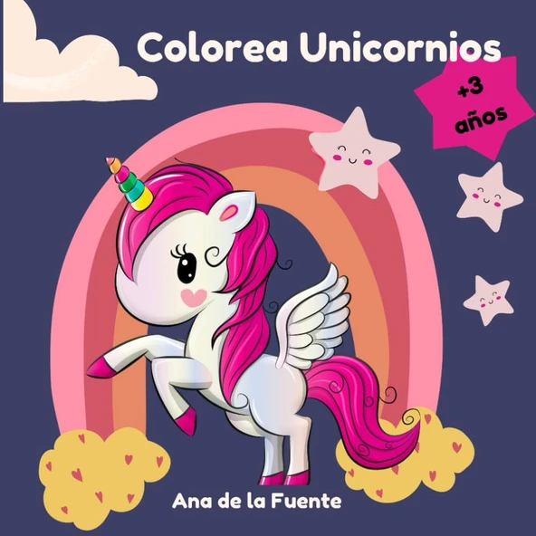 Independently Published Colorea Unicornios: Unicornios Colorear, Niños De +3 Años (Libros Infantiles) ürün görseli 1