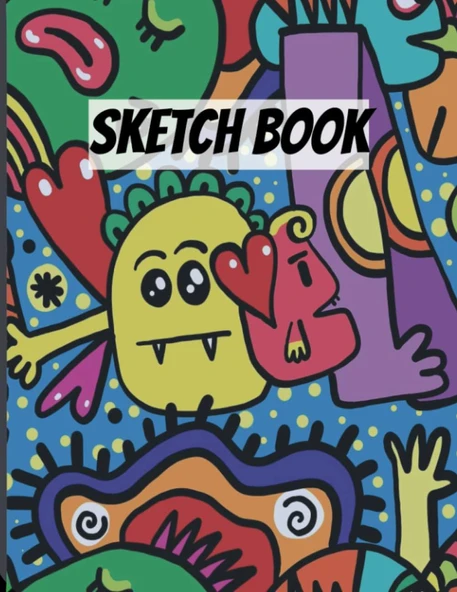 Sketch Book: Notebook For Drawing, Writing, Painting 120 Pages, 8.5X11 (Spanish Edition) ürün görseli 1