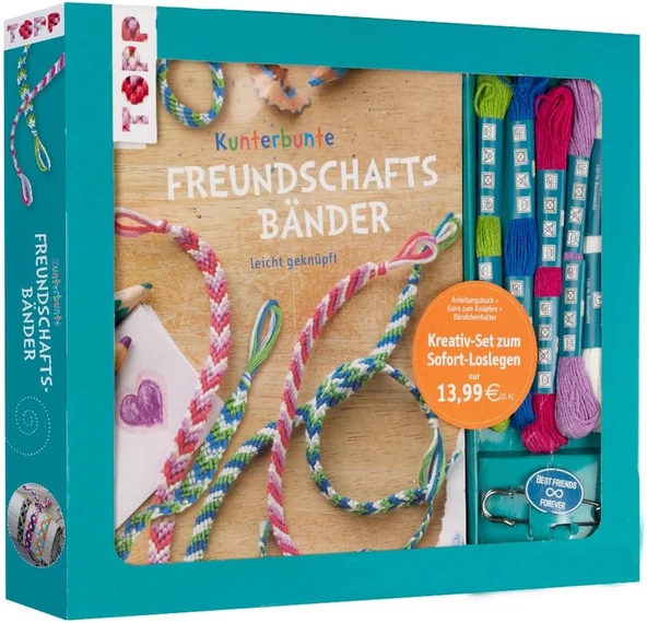 Yaratıcı Set Rengarenk Dostluk Bantları ürün görseli 1