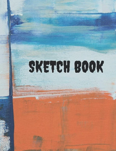 Matte Sketch Book: Blank Black Border Sketch Book With Beautiful Dark Colored Cover Sketch Pad, Gift Item For Kids, Friends And Adults… ... Book For Fun And Lovers Of Arts And Drawings. ürün görseli 1