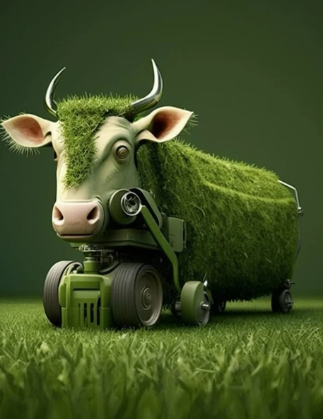 Independently Published Funny Cow Mower Sketchbook ürün görseli 1