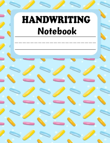 Independently Published Handwriting Practice Paper Notebook: Dotted Writing Sheet Workbook For Preschool And Kindergarten, 120 Blank Handwriting Practice Paper For ... ( Tracing Practice Book For Pre ürün görseli 1