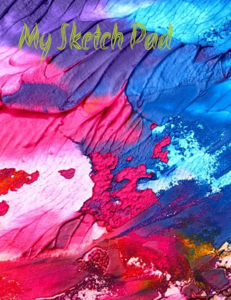 My Sketch Pad: A Sketch Book For Teens. Perfect For Drawing. Plain White Paper ürün görseli 1
