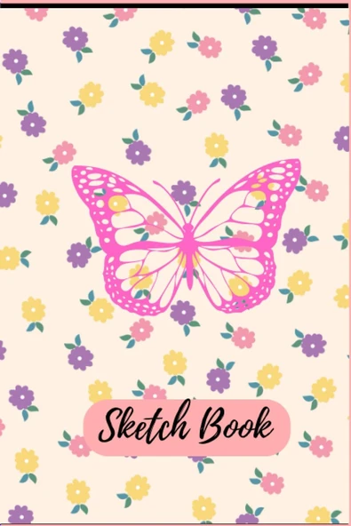Sketch Book: Book For Artist Drawing Blank Paper 6" X 9" - Notebook 120 Pages Blank Paper Book For Sketching Painting Doodling Books ... Large Unlined Journal Cover Notebooks ürün görseli 1
