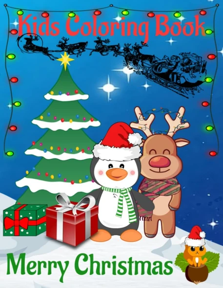 Christmas Coloring Book, 8.5"X11", 24 Pages ürün görseli 1