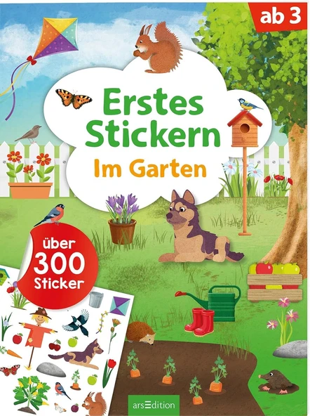 Erstes Stickern - Im Garten: Über 300 Sticker ürün görseli 1