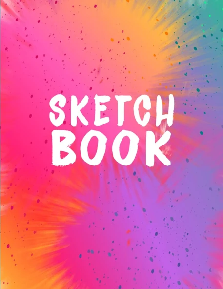 Sketchbook: Drawing Book For Kids Or Teens, Aesthetic Cover, 120 Pages, 8.5In X 11In ürün görseli 1