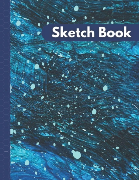 Independently Published Sketch Book: Large Abstract Drawing Pad With Affordable For Children Of All Ages, Kids, Teens, And Adults, Ideal For Drawing, Sketching, And Doodling ürün görseli 1