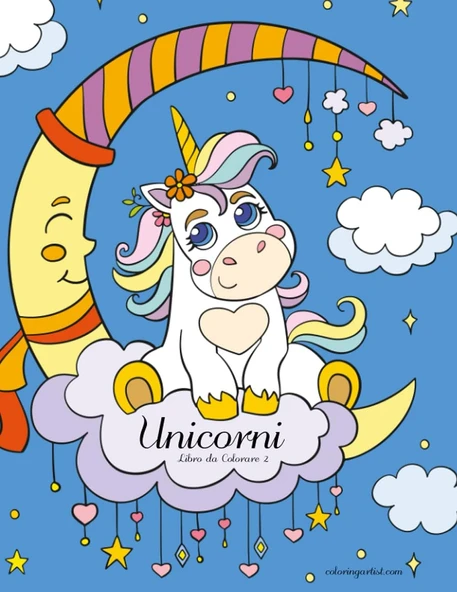 Unicorni Libro Da Colorare 2 ürün görseli 1