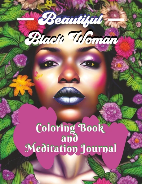 Independently Published Beautiful Black Women'S Coloring Book : Mediation Journal For Black Women: Relaxing And Spritual Self Care Book | Mindfulness And Meditation Book | Gift Idea Depression | 8.5X ürün görseli 1