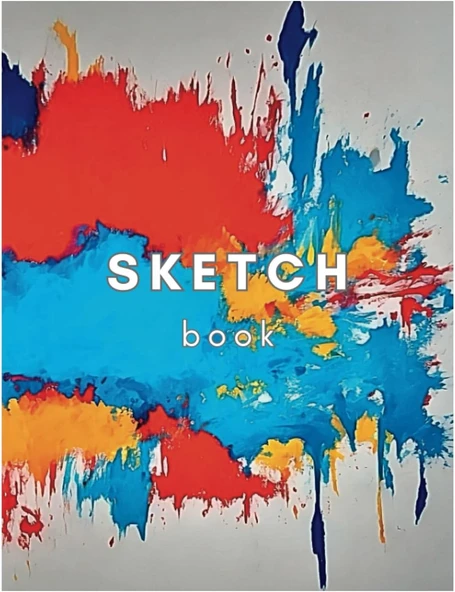 Sketch Book: Notebook For Drawing, Writing, Painting, Sketching Or Doodling, 120 Pages, 8.5X11 (Cover Vol.26) ürün görseli 1