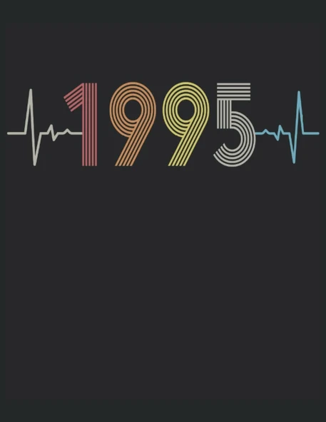 Coloring Book - 101 Mandalas Ecg Heartbeat Born 1995 Year Heart Beat: Funny Heart Line Birthday Present - A4 (8. 5X11) - 101 Pages - ... - Relax - Anti Stressing - For Coloring ürün görseli 1