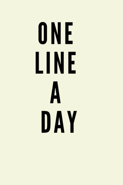 One Line A Day Canvas: Yearly Memory Journal And Diary, Canvas Cover ürün görseli 1