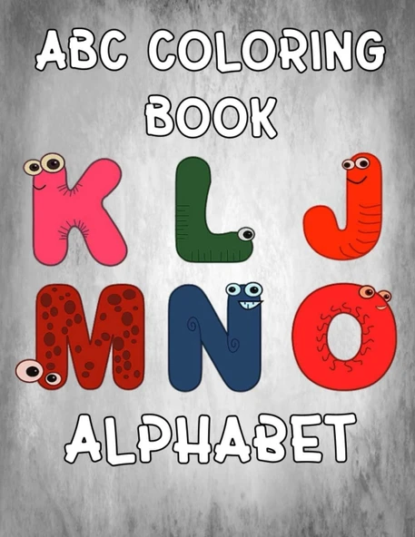 Abc Coloring Book : Alphabet - Large (8.5 X 11 Inches) ürün görseli 1