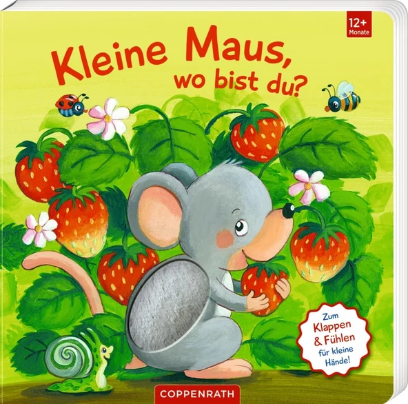 Mein Erstes Guckloch-Fühlbuch: Kleine Maus, Wo Bist Du?: Mit Fühlteilen Und Großen Klappen: Fühlbuch Mit Großen Klappen Für Ab 12 Monate (Fühlen Und Die Welt Begreifen) ürün görseli 1