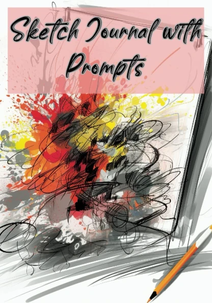Independently Published Sketch Journal With Prompts: Unleash Your Creativity And Improve Your Drawing Skills With 120 Thought-Provoking Prompts ürün görseli 1