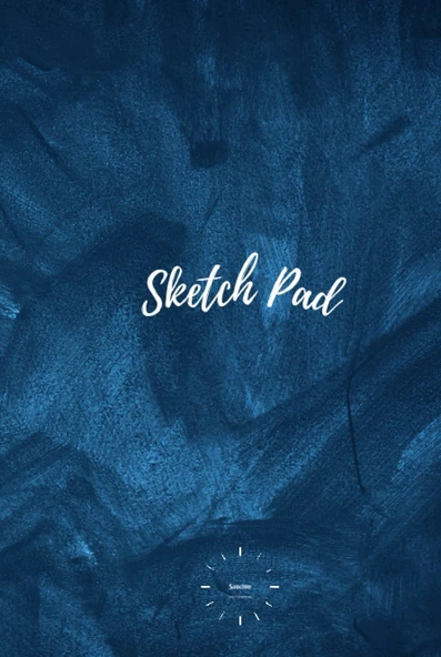 Artistic Sketch Pad, 100 Sheets, White, Sketchbook (''6 X 9 Inch'' Hardcover) ürün görseli 1