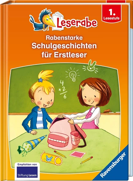 Rabenstarke Schulgeschichten Für Erstleser - Leserabe Ab 1. Klasse - Erstlesebuch Für Ab 6 Jahren ürün görseli 1