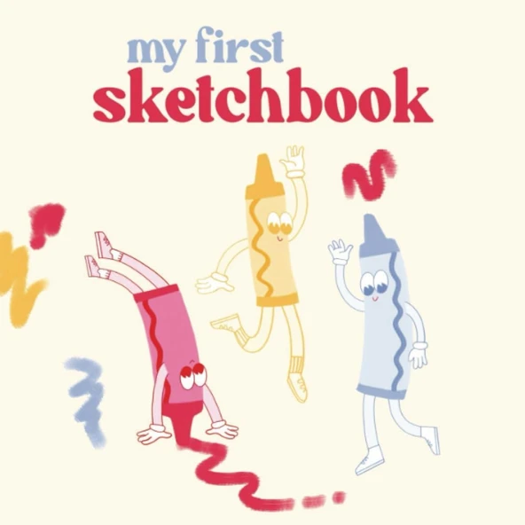 Independently Published My First Sketchbook: Blank Time Capsule And Treasured Keepsake Of Drawings For Toddlers, 8.5"X8.5" ürün görseli 1