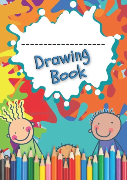 Independently Published A4 - Drawing Pad For Kids To Personalise: An A4 100 Page Drawing Book That You Can Write Your Child'S Name On - Sketchbook, Sketch Pad Kids Colouring Book And Paper ürün görseli 1