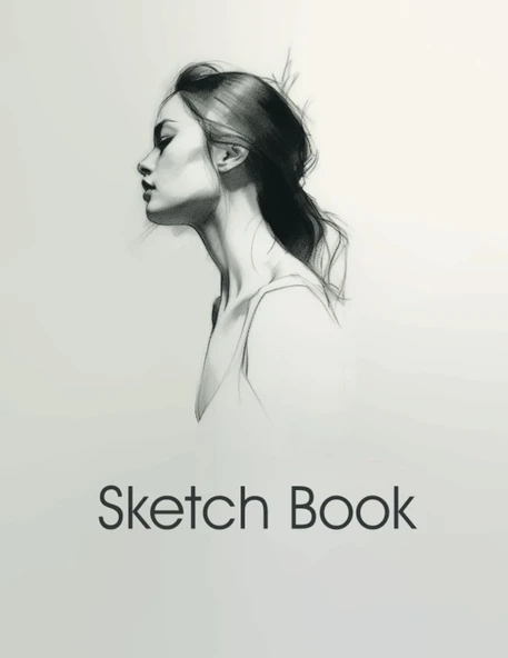 Sketch Book: Notebook For Drawing, Writing, Painting, Sketching Or Doodling, 120 Pages, 8.5X11 (Minimalist Cover) ürün görseli 1