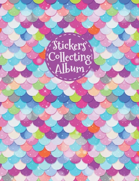 Independently Published Stickers Collecting Album: To Have Your All Favorite Stickers In One Place Get This Awesome Pink Geometric Pattern Blank Sticker Album For Boys, Girls, Kids And Tod ürün görseli 1
