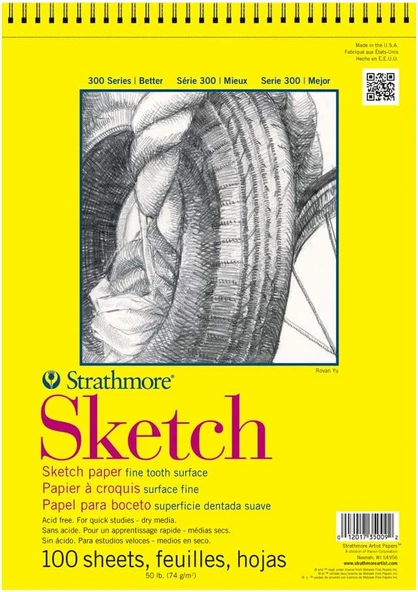Strathmore Sketch Kağıt Ped Duvar Resmi 27,9 Cm X 35,6 Cm ürün görseli 1