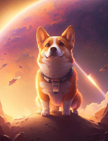 Independently Published Corgi In Space Sketchbook ürün görseli 1