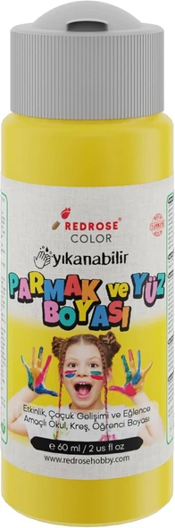 Red Sarı Parmak Boyası 60 Ml ürün görseli 1