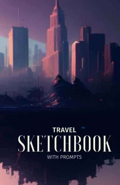 Floating Island Sketchbook: Hardcover Floating Island Sketchbook With Art-Prompts For Creative Exploration - Travel-Sized 5.5 X 8.5 Inch Artbook With 150+ Prompts ürün görseli 1