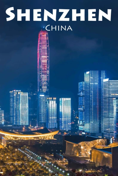 The Is Too Big To Stay In One Place, Shenzhen Is Calling And I Must Go: A Blank Sketchbook For Artists, Drawing, Doodling, Writing, And ... And Lovers.: 100 Pages, 6X9 Matte ürün görseli 1