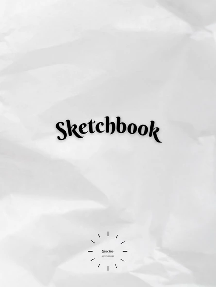 Artistic Sketchbook, 120 Sheets, White Sketch Pad, Sketchbook Hardcover (''8.25 X 11'' Hardcover) ürün görseli 1