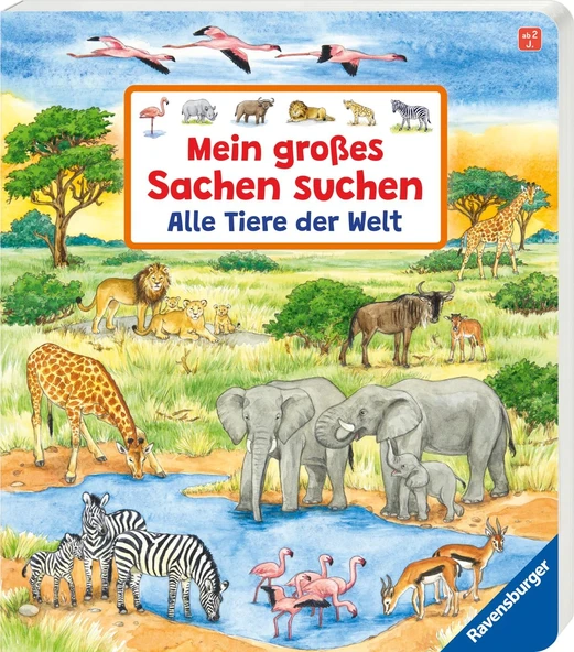 Mein Großes Sachen Suchen: Alle Tiere Der Welt ürün görseli 1