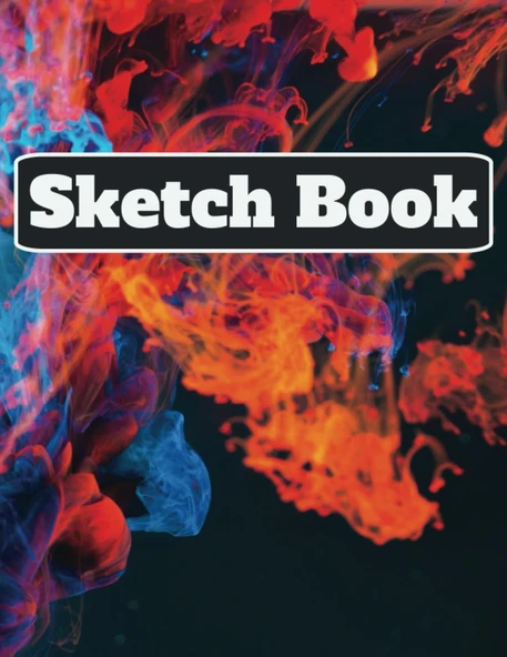 Sketch Book: Sketchbook For Artist Drawing Blank Paper Pad 8.5" X 11" - Notebook 120 Pages Blank Paper Book For Sketching Painting Doodling Books ... Large Unlined Journal Cover Notebooks ürün görseli 1