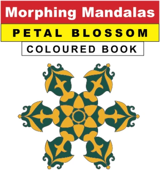Independently Published Morphing Mandalas Petal Blossom Coloured Book ürün görseli 1