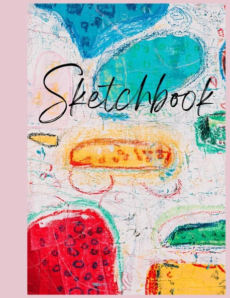 Independently Published Sketchbook Unique Design.: Artistic Cover Notebook & Workbook For Kids And Adults Artists To Enjoy Your Own Creativity. Activity Book For Drawing Sketching Paintings Doodling ürün görseli 1