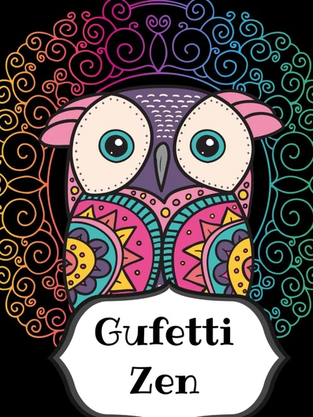 Independently Published Gufetti Zen: 45 Disegni Di Bellissimi Gufi Con Mandala Da Colorare ürün görseli 1