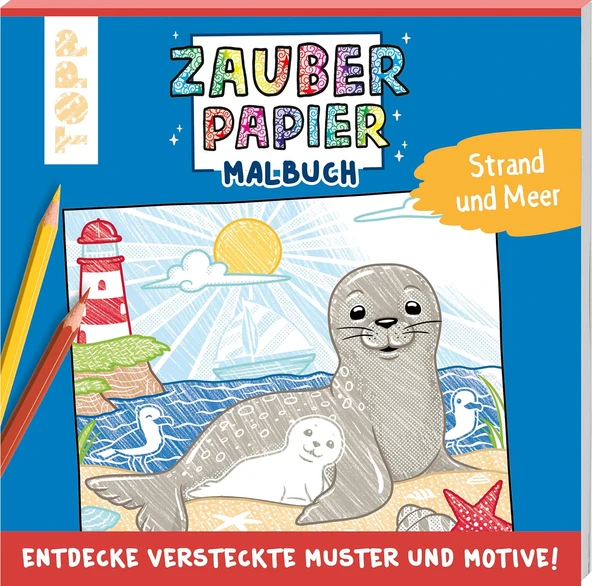 Zauberpapier - Strand Und Meer: Entdecke Versteckte Muster Und Motive! ürün görseli 1
