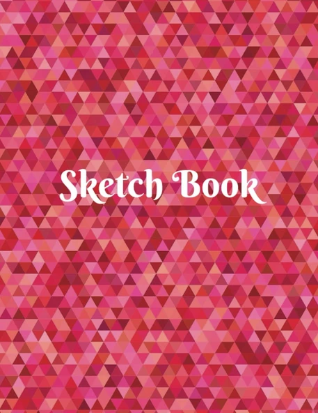 Sketch Book: Sketchbook For Artist Drawing Blank Paper Pad 8.5" X 11" - Large Unlined Journal Cover Notebooks - Notebook 110 Pages Blank Paper Book For Sketching, Painting, Doodling Books ürün görseli 1