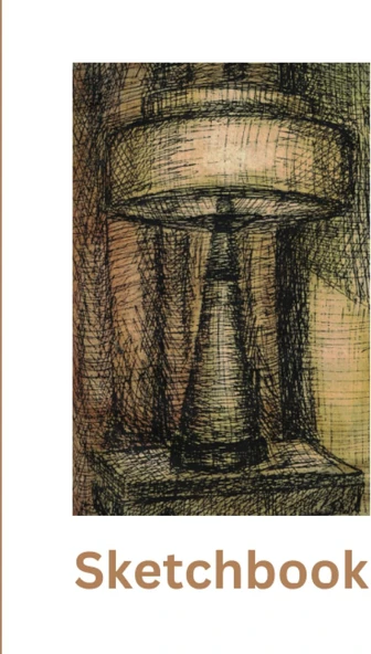 Still Life Sketchbook - Lamp: Sketchbook With A Lamp On The Cover, 120 Blank Pages To Draw On. Ideal For Children And Adults ürün görseli 1
