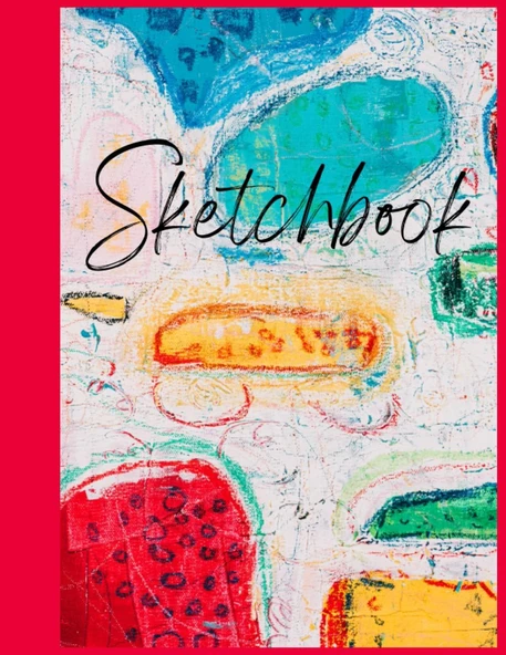 Independently Published Sketchbook Unique Design.: Artistic Cover Notebook & Workbook For Kids And Adults Artists To Enjoy Your Own Creativity. Activity Book For Drawing Sketching Paintings Doodling ürün görseli 1