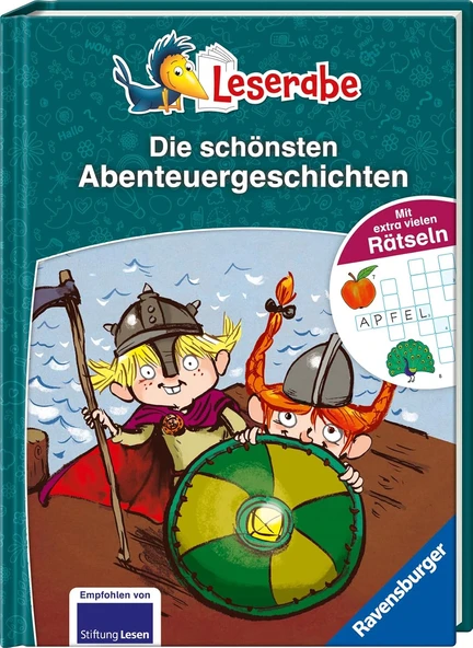 Die Schönsten Abenteuergeschichten Mit Extra Vielen Rätseln - Leserabe Ab 1. Klasse - Erstlesebuch Für Ab 6 Jahren (Leserabe - Sonderausgaben) ürün görseli 1