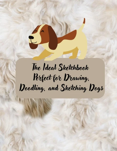The Ideal Sketchbook Perfect For Drawing, Doodling, And Sketching Dogs: 8.5X11 Inch 44.48X28.57 Cm Pattern Designe In Matte Cover ürün görseli 1