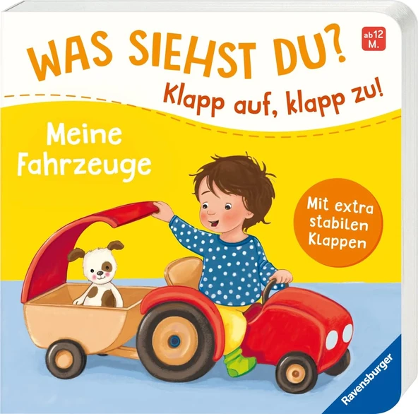 Was Siehst Du? Klapp Auf, Klapp Zu! Meine Fahrzeuge ürün görseli 1