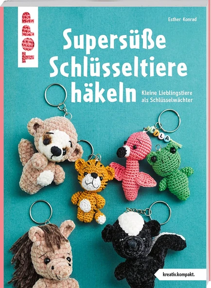 Supersüße Schlüsseltiere Häkeln (Kreativ.Kompakt.): Kleine Lieblingstiere Als Schlüsselwächter ürün görseli 1