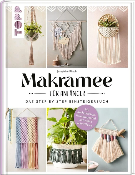 Makramee Für Anfänger: Das Step-By-Step Einsteigerbuch ürün görseli 1