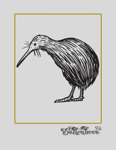 Sketchbook: Bird Sketch, Large 8.5" X 11", 110 Pages, Perfect For Everyone, Crayons, Pencils, Drawing And Sketching ürün görseli 1
