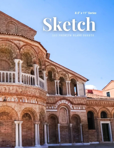 120 Pages Sketchbook - Sketch & Explore: Unleash Your Imagination And Bring Your Ideas To Life On Quality 120 Blank Sheets - Perfect For Artists, Designers, And Doodlers Alike! ürün görseli 1